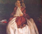 阿道夫冯门采尔 - Portrait of Frau Maercker